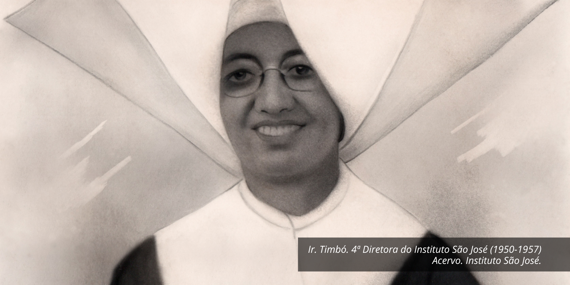 Ir. Timbó. 4ª Diretora do Instituto São José (1950-1957). Acervo: Instituto São José.